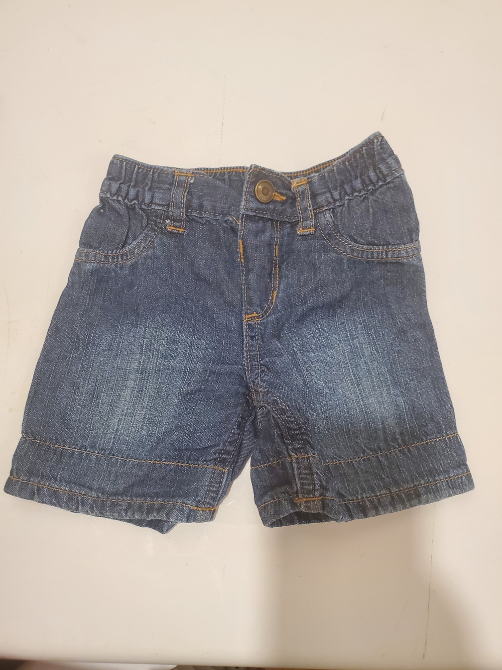 The Children's Place 3-6 Month Indigo Denim Pull-On Shorts